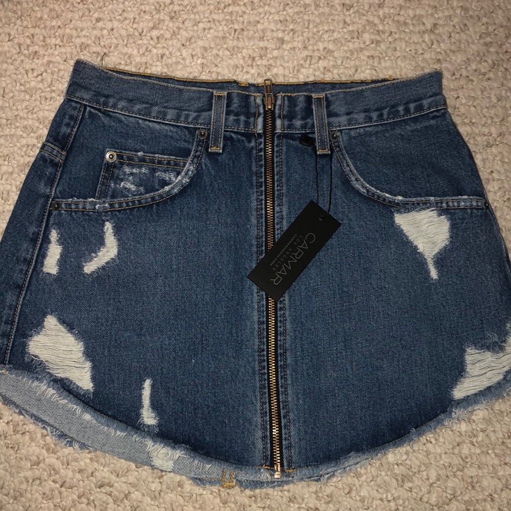 Carmar denim skirt